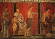 Fresco out of Pompei unknow artist